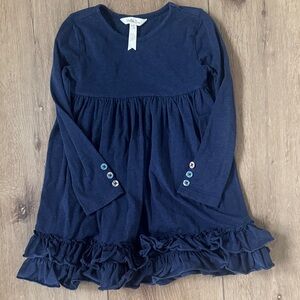 Matilda Jane Deep Blue Ruffle Dress